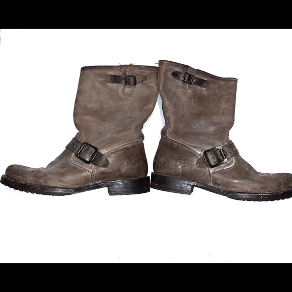 Frye Veronica Short Leather Boot Size 8.5 - Picture 4 of 6